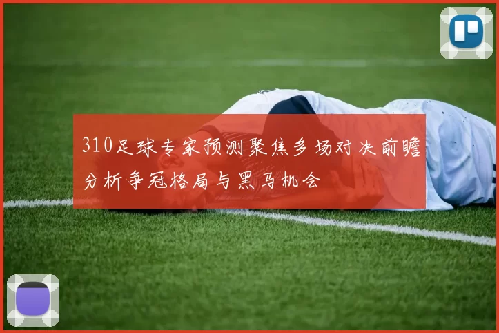 310足球专家预测聚焦多场对决前瞻分析争冠格局与黑马机会